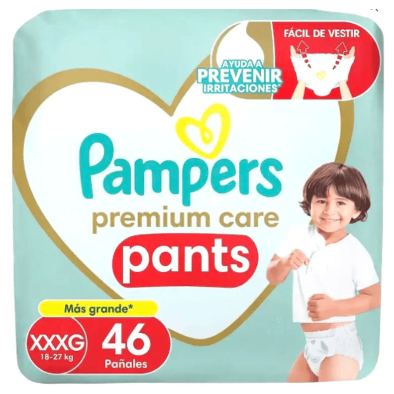 Pa ales Pampers Premium Care Pants Talla Xxxg 46 Un