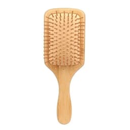 Peine De Bambu, Peineta De Madera De Cepillado Suave.