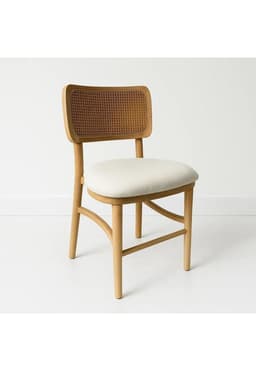 Silla Estonia de Madera Crema