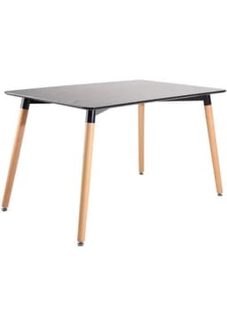 Mesa Eames Rectangular 120x80x75cm Negro
