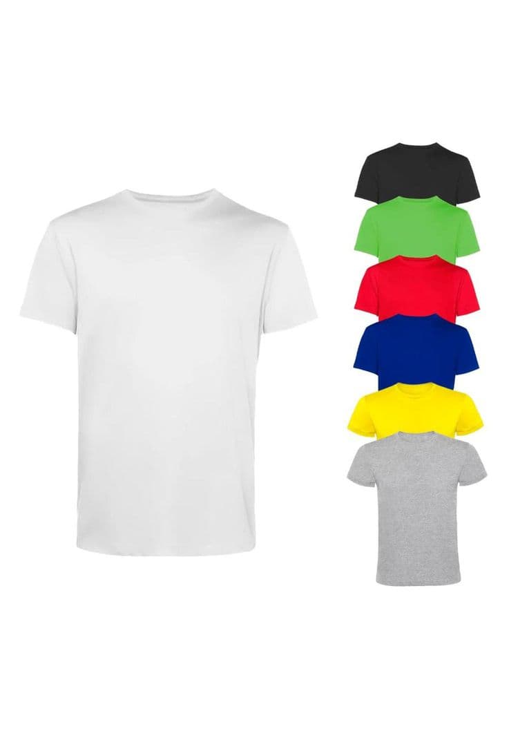 Polera de Algodon para Sublimar Estampar Colores Azul L