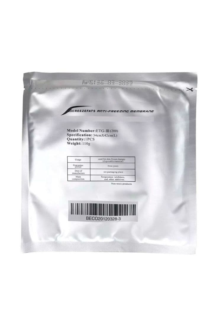 Pack x10 Membrana Anticongelante Criolipolisis Blanco