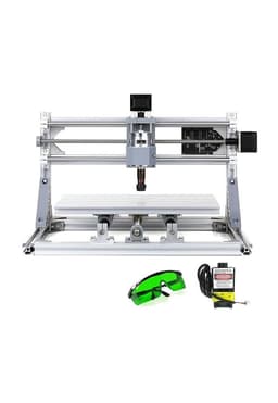 Cnc Router Kit 3018 Grbl Control 3 Ejes Grabadora Laser 2500 Plateado Metalico