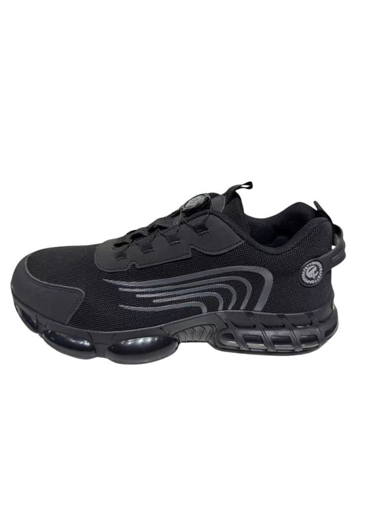 Hombre Mujer Zapatos Trabajo Tenis De Seguridad Industrial Negro 39