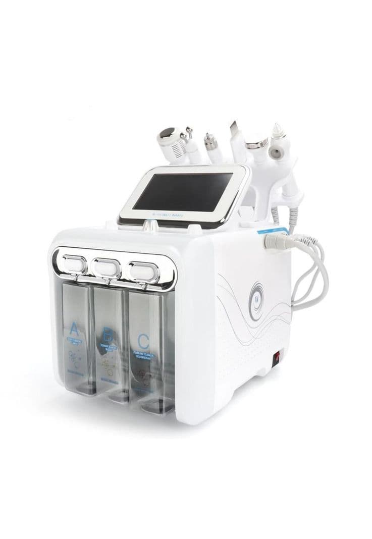 Equipo Hydra 6 en 1 Pro Limpieza Reafirmacion Micro Burbujas Blanco