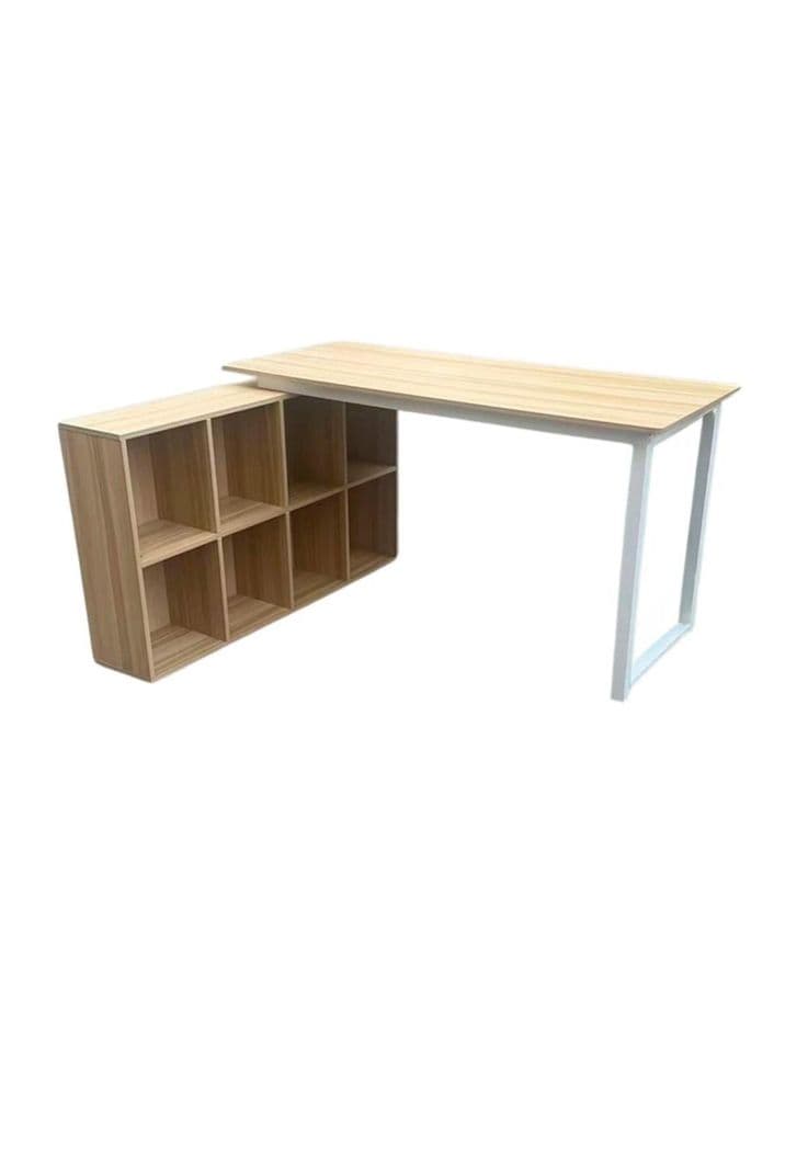Escritorio en L con organizador 140x120x75cm Chic Home Cafe