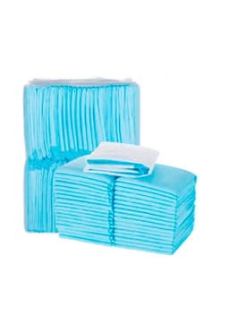 100 Sabanillas adulto protector cama 60x60 500ml Celeste