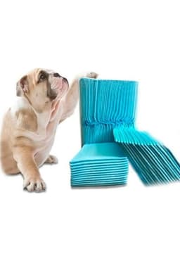 40 Panales Tipo Sabanillas Mascotas Perros 60x90Cms Celeste