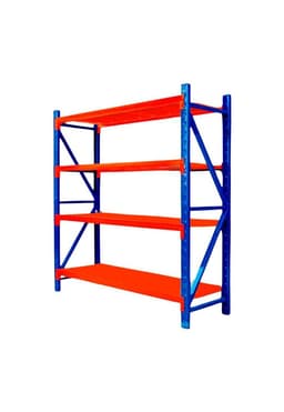 Estante Metalico Rack 200x200x60cm 800kg Azul