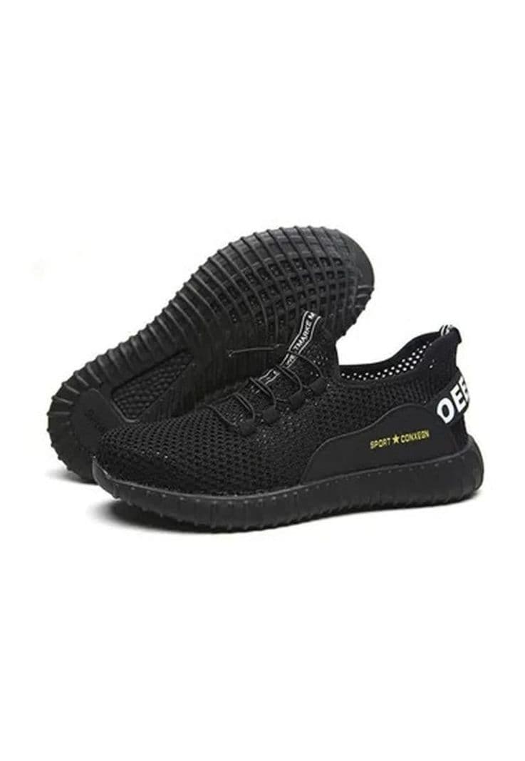 Zapatos Zapatilla De Seguridad Anti-smash Transpirable Tallas Negro 38