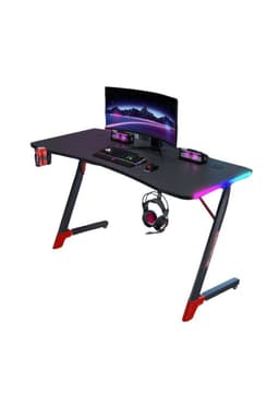 Escritorio Gamer profesional luces RGB 120cm Chic Home Negro