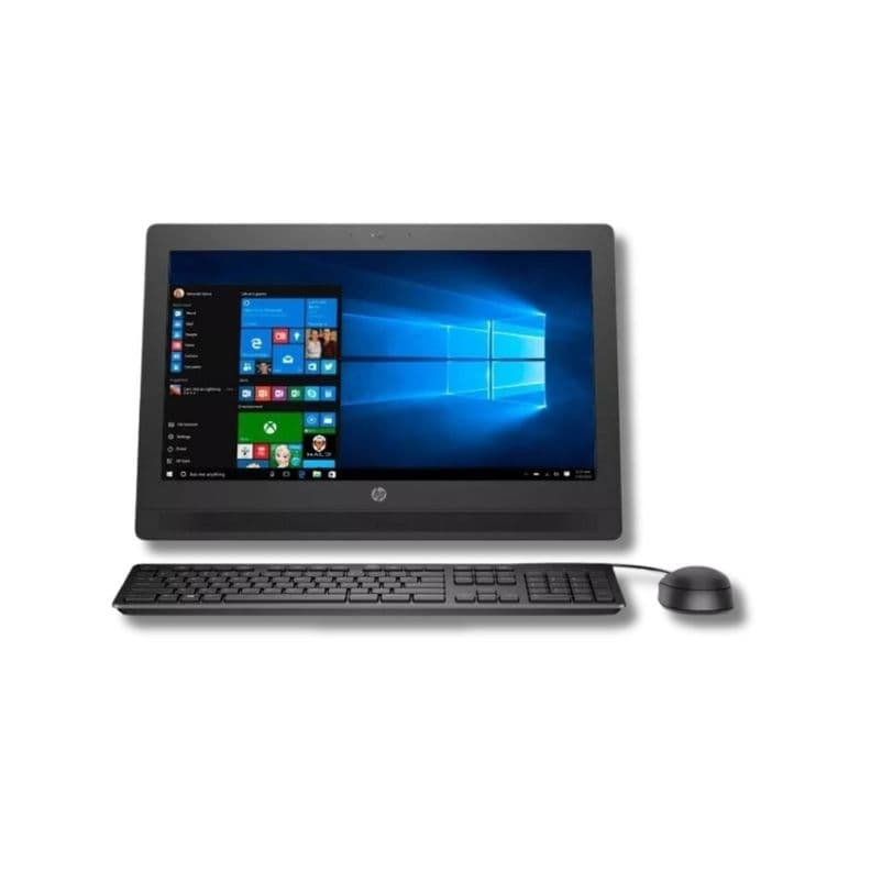 AIO HP 400 G2 I3 6th 8GB 256GB - Win11+Office - Reacondicionado Profesional Negro