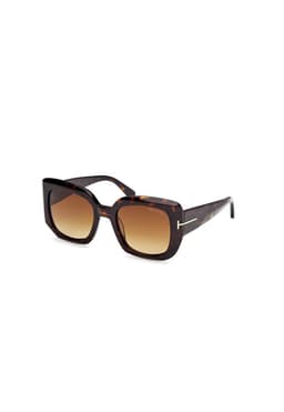 Lentes de Sol Carla-02 Havana Degradados Tom Ford FT122052F Cafe M