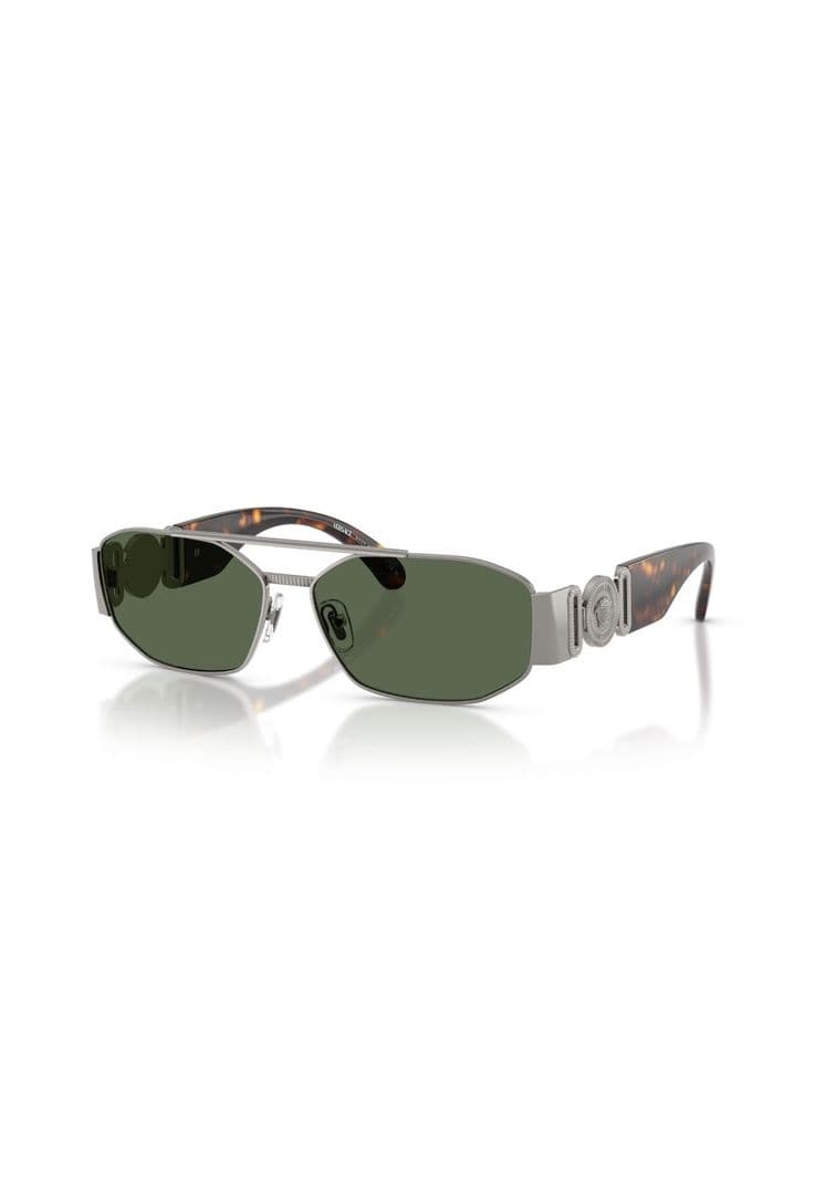 Versace Lentes de Sol Biggie Metallo VE2287 100171 58 Plateado M