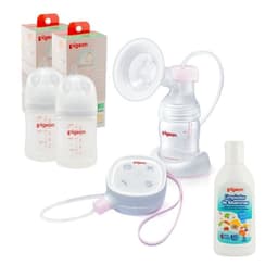 Pack Pigeon extractor+2 mamaderas+liquido limpiado Blanco 00