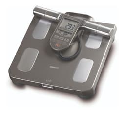 Balanza Con Analizador De Fitness Premium Hbf514 Gris
