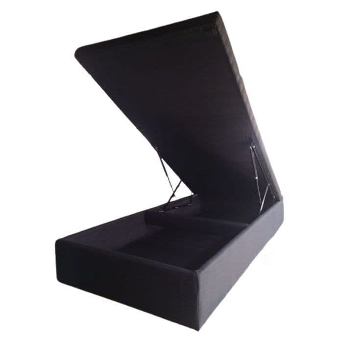 CAMA ABATIBLE BAUL FUNCIONAL LINO MARENGO 1 1/2 PLAZA Negro