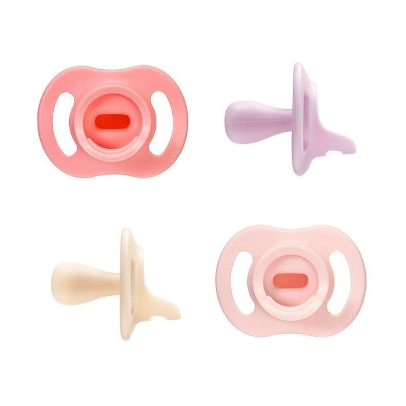 Pack 4 chupetes de silicona Ultralight Stayput nina 0-6 meses