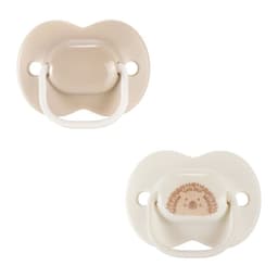 Chupete de silicona Anytime 2 unidades 0-6 meses Beige 0 a 6 Meses