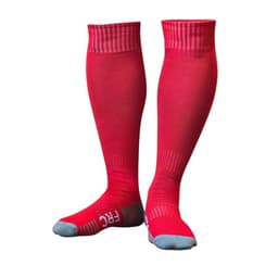 Medias de Futbol Nino Force 28-34 Largas Ventilacion Rojo