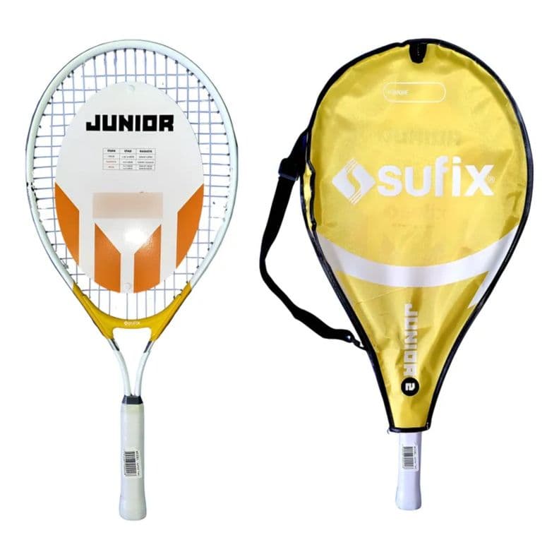 Raqueta Tenis Nino Sufix Junior Two Aluminio Liviana Amarillo