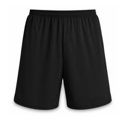 Short Futbol Liso Negro Costuras Reforzadas Adulto M