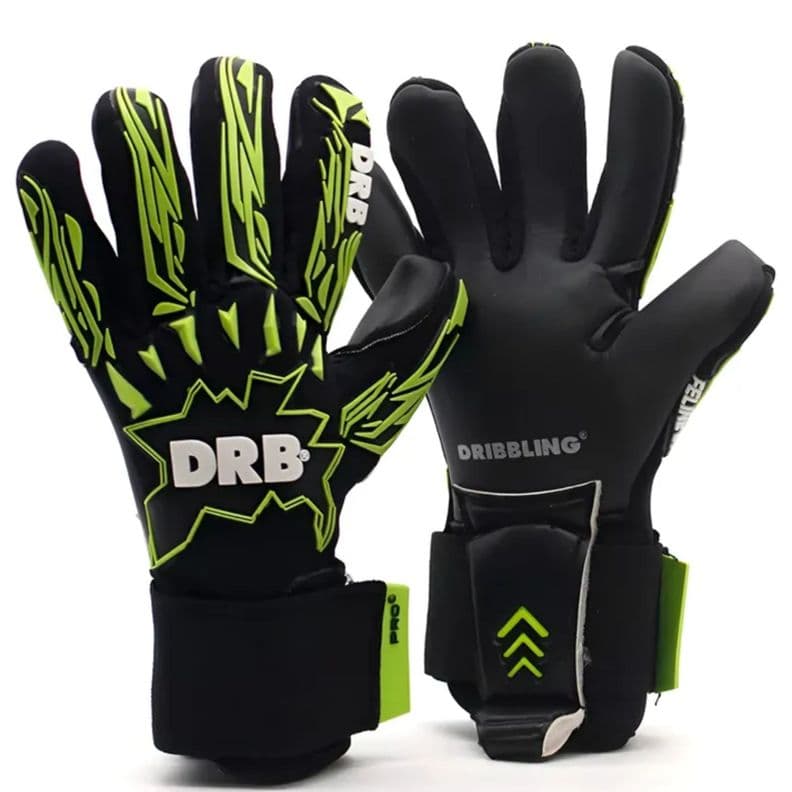 Guantes de Arquero DRB Feline Pro Latex Aleman 4mm Portero Verde 11