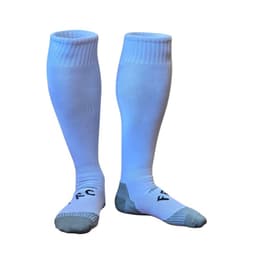 Medias Futbol Largas Force Adulto 39-43 Ventiladas Blanco