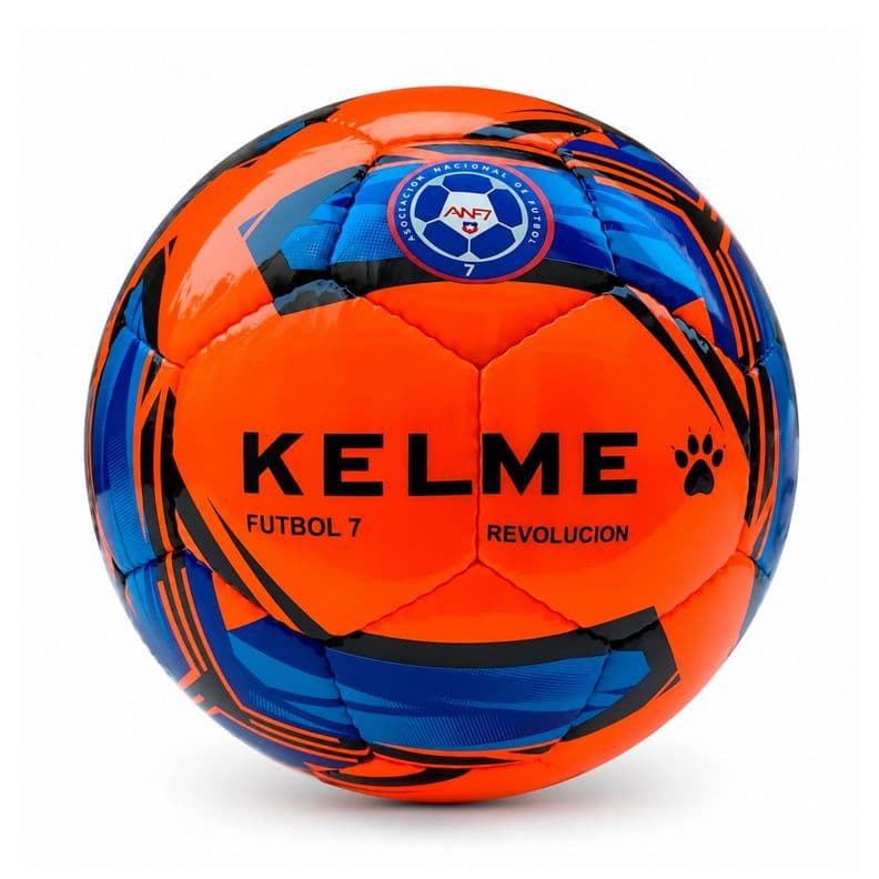 Balon Futbol 7 Revolucion ANF7 N5 Kelme Bote Medio Bajo Naranjo 5