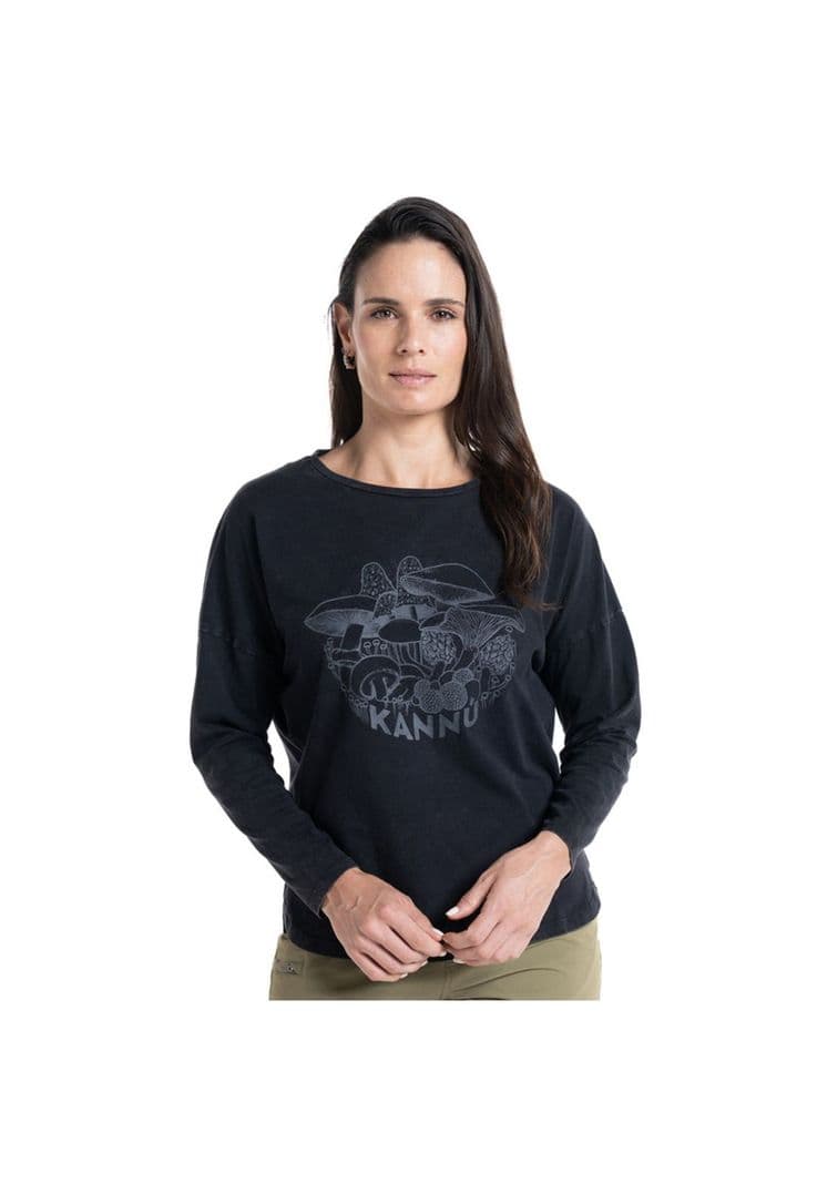 POLERA ESTAMPADA LIFESTYLE MUJER ML Negro M
