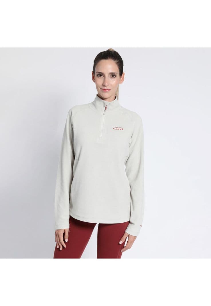 Polar Valle De La Luna Half Zipper Mujer Blanco XL