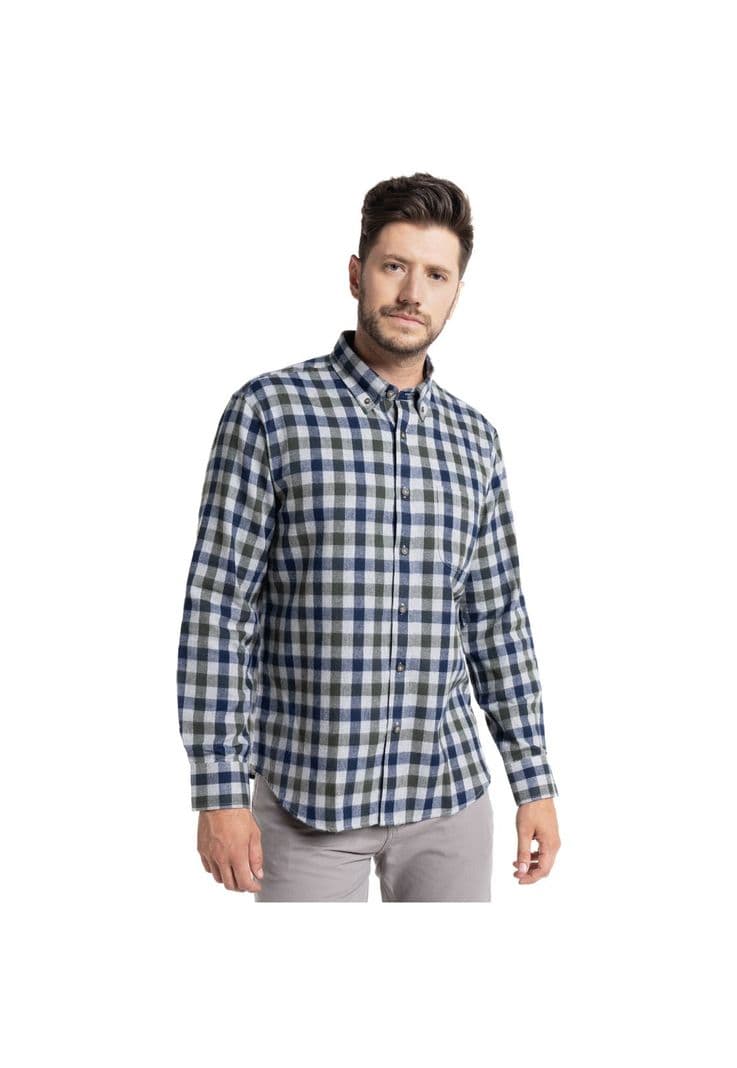 Camisa Villela Alcala Celeste S