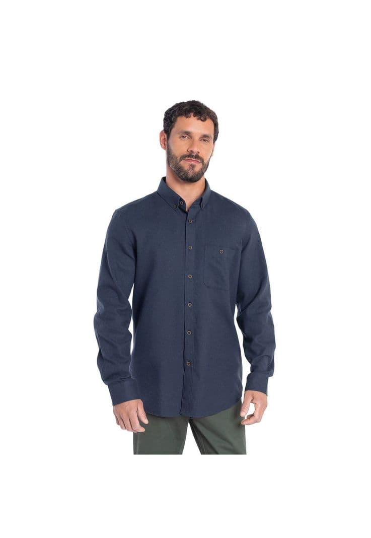 CAMISA MANGA LARGA VILLELA LISA HOMBRE SAN SEBASTIAN Azul Marino M