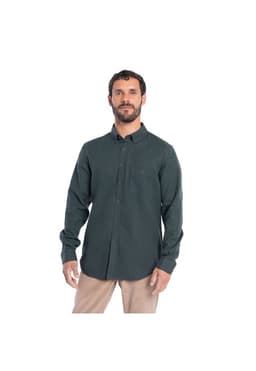 CAMISA MANGA LARGA VILLELA LISA HOMBRE SAN SEBASTIAN Verde Oscuro S