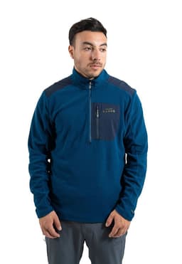 Polar Waffle Medio Cierre Hombre Chacabuco Azul XL