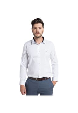 Camisa Trevira Estampada Sevilla Celeste S