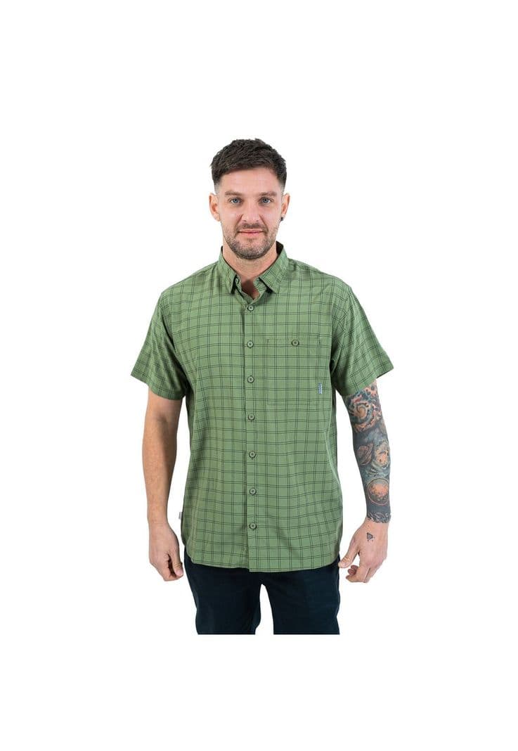 Camisa Tecnica Antiolor Hombre Ensenada Verde Olivo L
