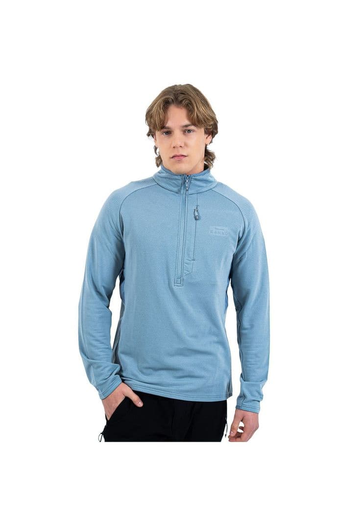 Polar Deportivo Medio Cierre Hombre Leonera Gris 2XL