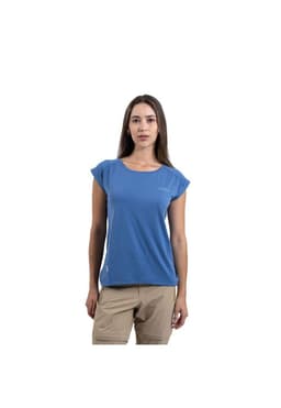 Polera Deportiva Manga Corta Mujer Tupahue Celeste S