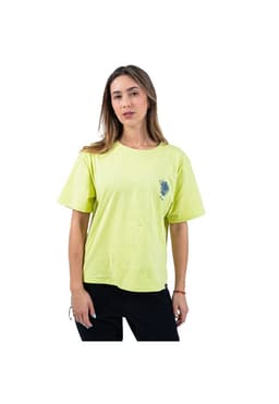 Polera Oversize Manga Corta Mujer Lifestyle Verde Claro XS