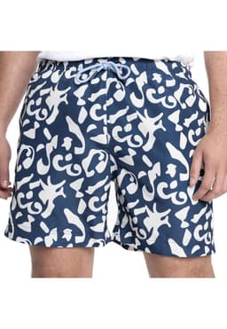 TRAJE DE BANO HOMBRE ESTAMPADO IBIZA Azul M