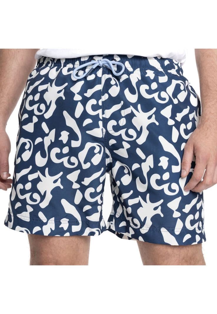TRAJE DE BANO HOMBRE ESTAMPADO IBIZA Azul M