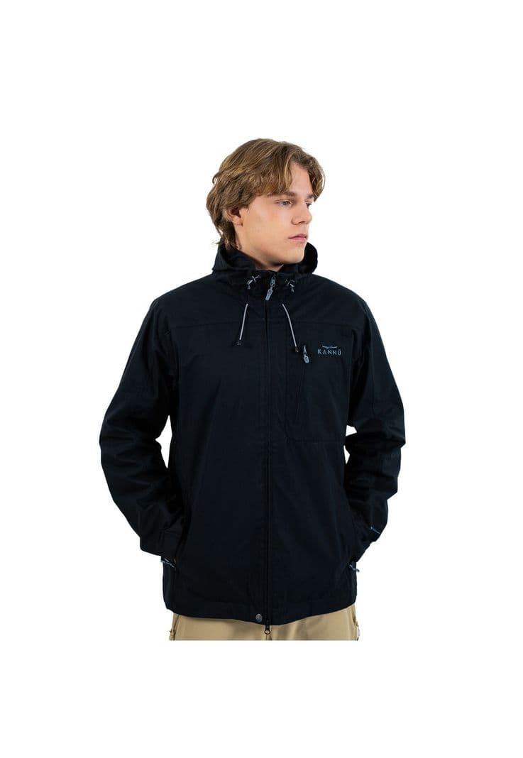 Parka Ripstop Resistente Al Agua Hombre Ralco Negro 2XL XL