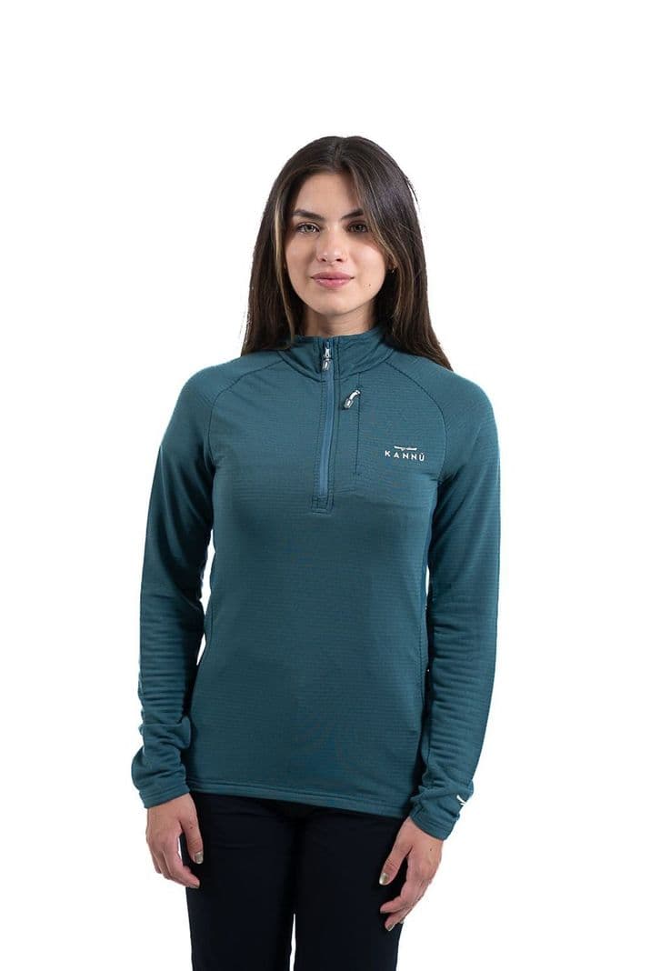 Polar Deportivo Medio Cierre La Leonera Mujer Verde XS