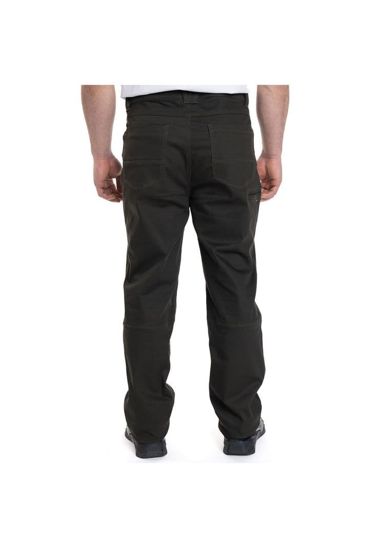 PANTALON HOMBRE OUTDOOR CON CINTURON CALAFATE Verde Oscuro L