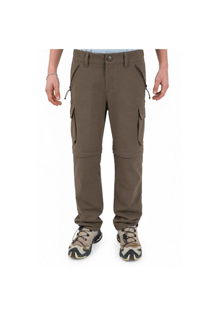 Pantalon Trekking Desmontable Unisex Nino Llaima Cafe 4