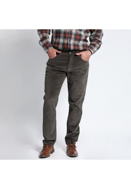 PANTALON COTELE ALGODON 5 BOLSILLOS Gris Oscuro 54