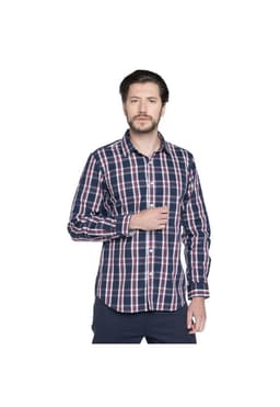 Camisa Zaragoza Manga Larga Hombre Azul Marino L