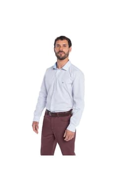 CAMISA MANGA LARGA TREVIRA RAYAS HOMBRE BILBAO Celeste 2XL