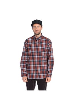 Camisa Franela Escosesa Long Island Terracota XL